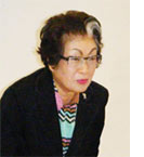 日本美容技術学生大会/記者発表会で挨拶をする田中会長