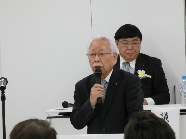 金内光信理事長 挨拶
