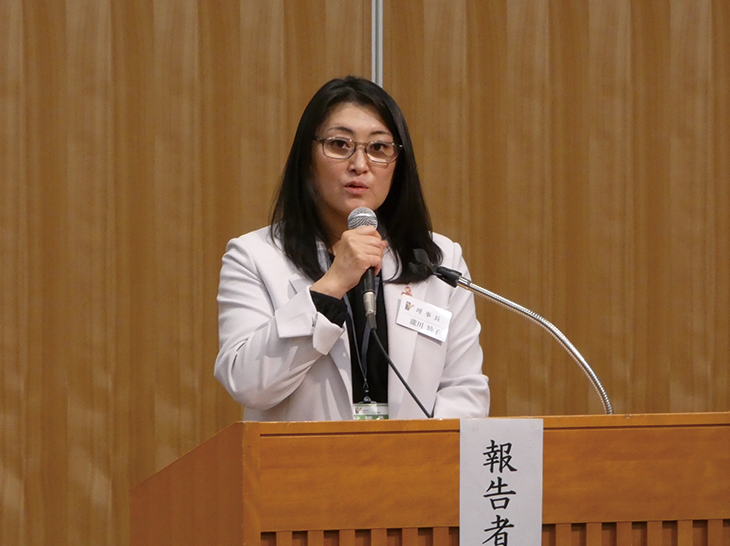 総会 瀧川睦子理事長による挨拶