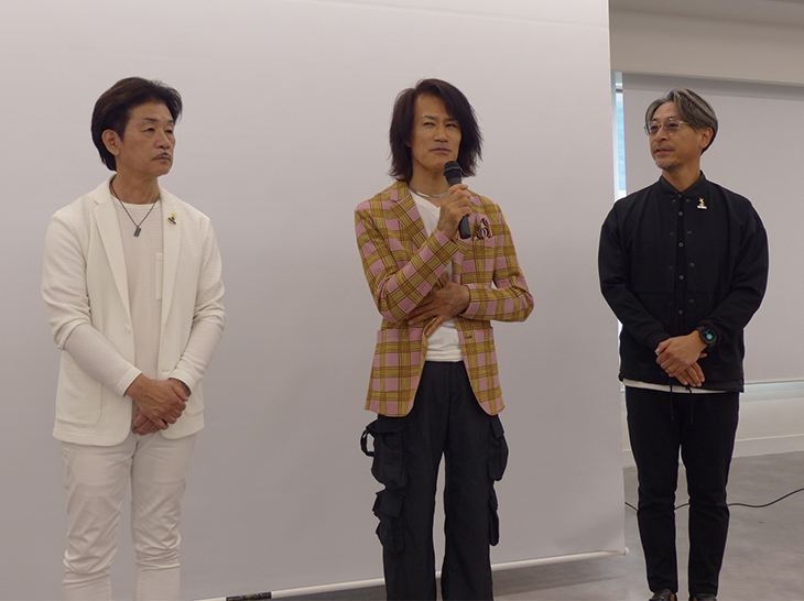 ガラショー出演者による報告
（右から）木下裕章会員、井手口庄吾会員、白坂春光会員（計良宏文会員は欠席）
