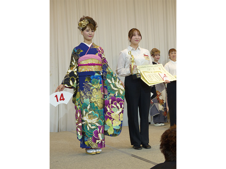 和装トータルコンテスト最優秀賞 佐藤珠梨さん
