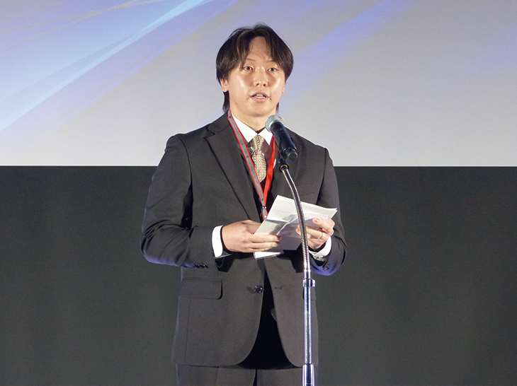佐藤広河さんによる代表スピーチ
