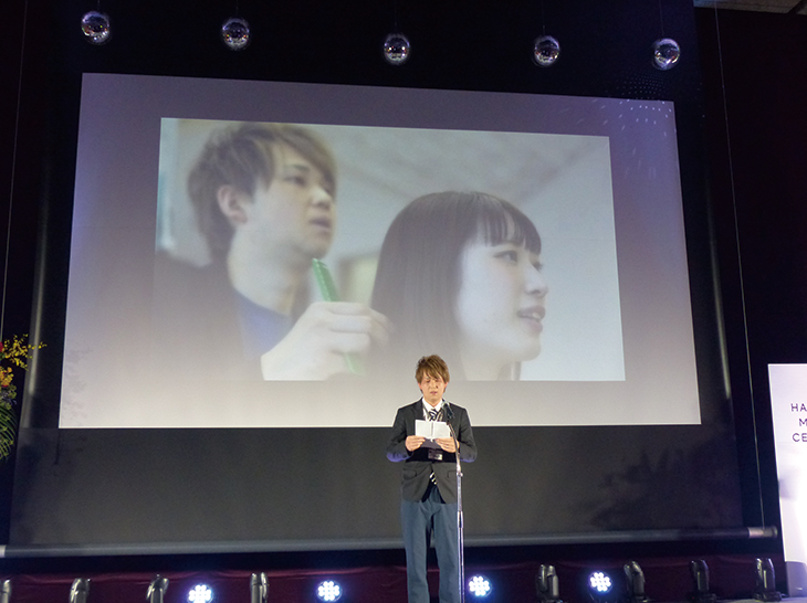 瀬戸慎吾さんによる代表スピーチ