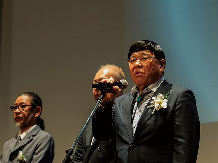 福島吉範会長　挨拶