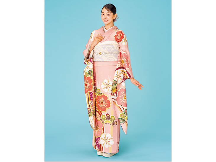 TMモード帯結び「櫻花（さくらばな）」立ち姿