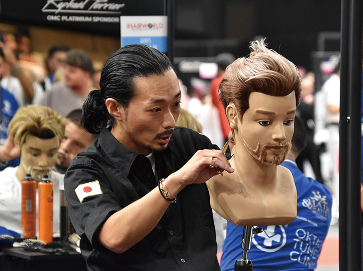 渡利勇太選手 ©全国理容連合会
