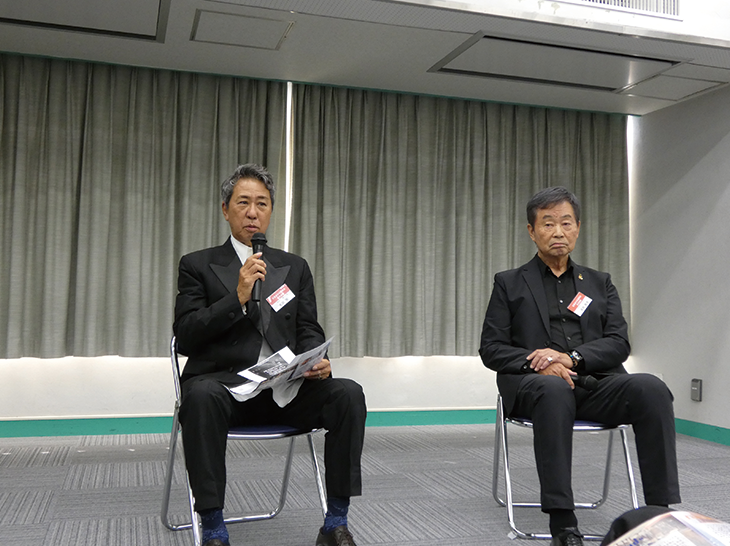 名誉講師委員会(本田誠一氏、高部敏彦氏)による発表