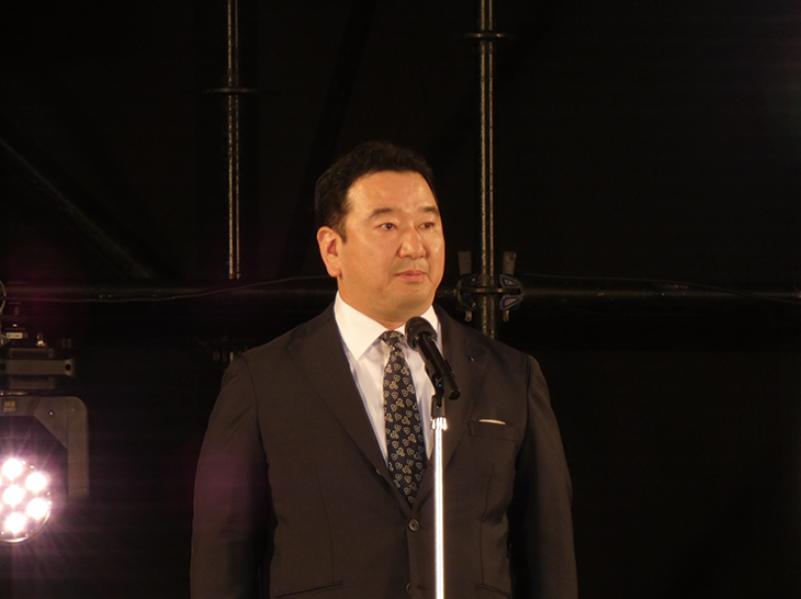 田尾大介代表取締役社長 開会挨拶