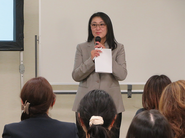 瀧川睦子理事長 挨拶