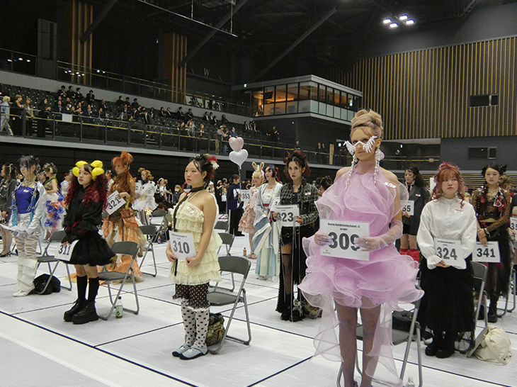 チームモデルカット部門 審査の様子