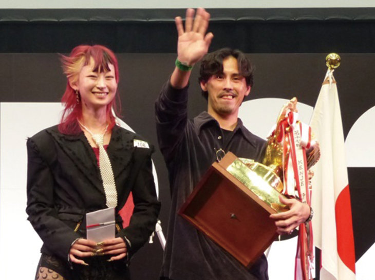 モデルカット部門 グランプリ 阿波野淳（WARP by KENJÉ）