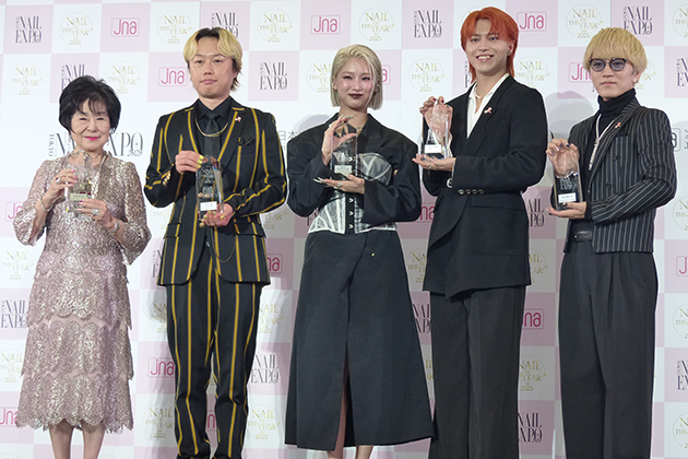 ネイルオブザイヤー受賞者©ネイルオブザイヤー2025授賞式